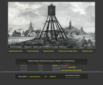 Baken-Net.de(Baken und andere Seezeichen an Nordsee und Ostsee) Screenshot