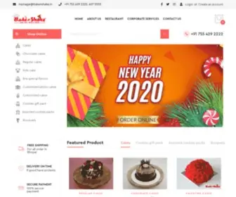 Bakenshake.in(Online Cakes in Bhopal) Screenshot