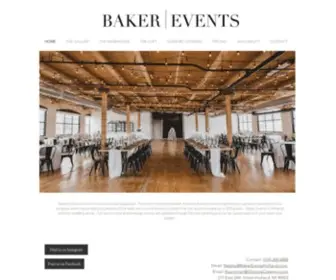 Baker-Loft-Events.com(Baker Events) Screenshot