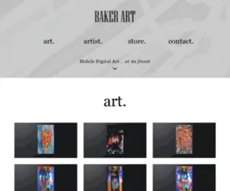 Bakerartdigital.com(Baker Art) Screenshot