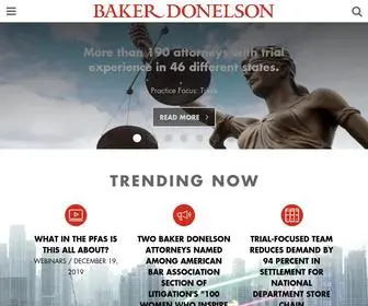 Bakerdonelson.com(Baker Donelson) Screenshot