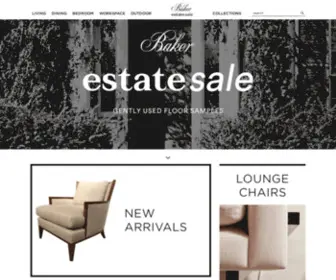 Bakerestatesale.com(Contemporary Furniture for Living) Screenshot