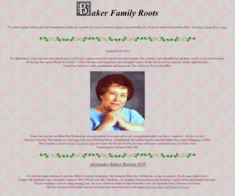 Bakerfamilyroots.org(Family Roots) Screenshot