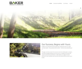 Bakergrading.com(Baker Grading & Landscaping) Screenshot