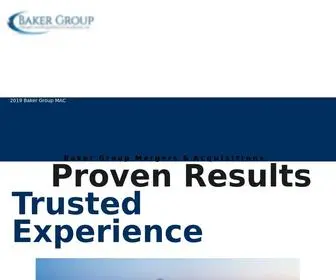Bakergroupmac.com(Baker Group Mergers & Acquisitions) Screenshot