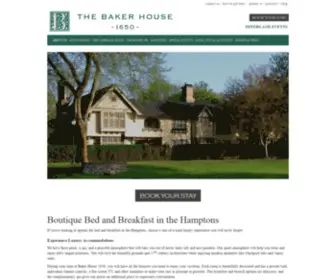 Bakerhouse1650.com(The Baker House 1650) Screenshot