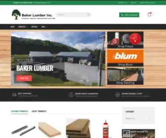 Bakerlumber.net(Baker Lumber) Screenshot