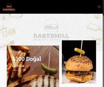 Bakermill.com.tr(Burgershop) Screenshot