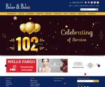 Bakernbaker.com(Baker & Baker Jewelers) Screenshot