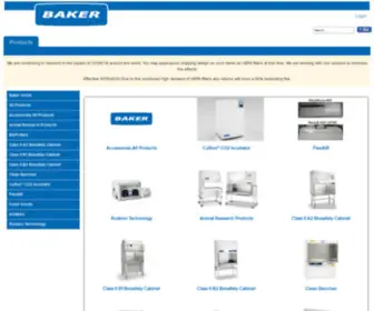 Bakerparts.net(The Baker Company) Screenshot