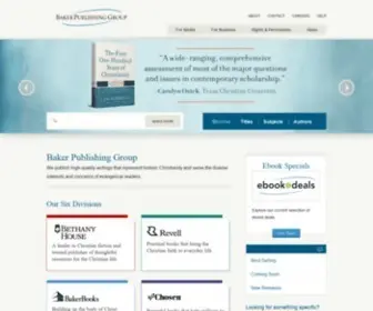 Bakerpublishinggroup.com(Baker Publishing Group) Screenshot