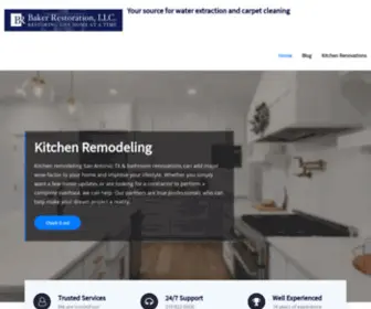 Bakerrestoration.net(Your source for water extraction and carpet cleaning) Screenshot