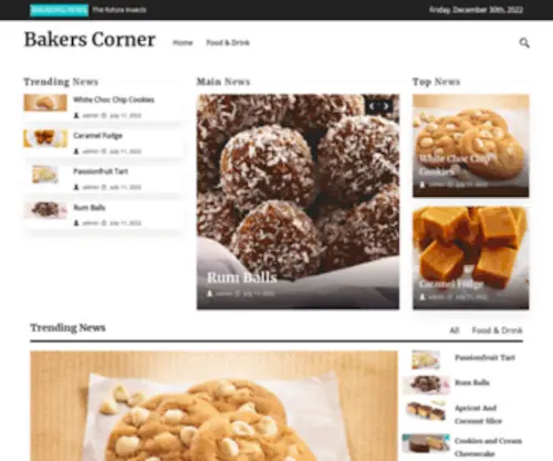 Bakers-Corner.com.au(Baking Recipes) Screenshot