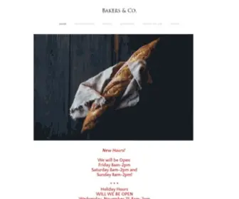 Bakersandco.com(​ bakers & co) Screenshot