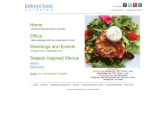 Bakersbestcatering.com(Bakers Best Catering) Screenshot