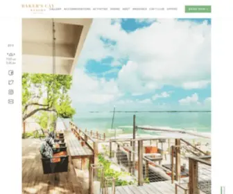 Bakerscay.com(Luxury Florida Keys Resort in Key Largo) Screenshot