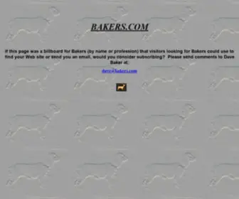 Bakers.com(BAKERS) Screenshot