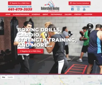 Bakersfieldboxingclub.com(Bakersfield Boxing and Fitness Club) Screenshot