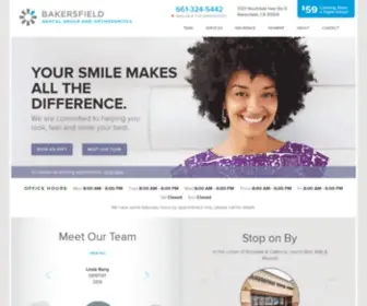 Bakersfielddentalgroup.com(Dentist Office in Bakersfield) Screenshot