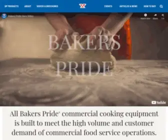 Bakerspride.com(Commercial Cooking Equipment For The Food Service Industry) Screenshot