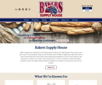 Bakerssupply.ca(Bakers Supply House) Screenshot