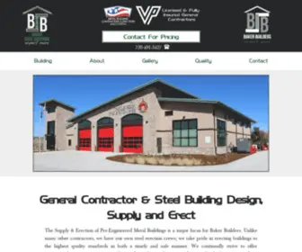 Bakersteelerectors.com(Baker Steel Erectors) Screenshot