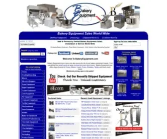 Bakeryequipment.com(Bakery Equipment) Screenshot