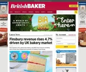 Bakeryinfo.co.uk(British Baker) Screenshot
