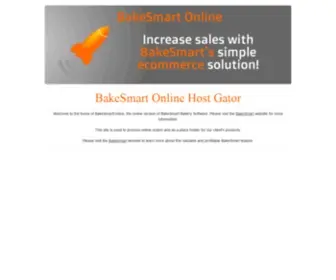 Bakesmartonline.com(Bakery Software) Screenshot