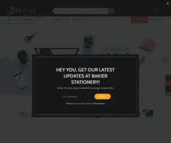 Bakierstationery.com(Stationery) Screenshot