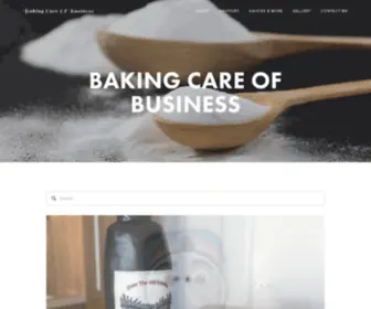 Bakingcareofbusiness.com(Baking Care of Business) Screenshot