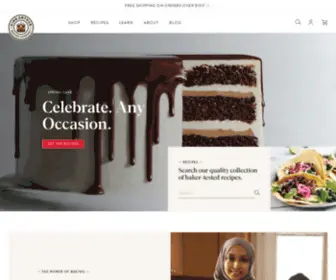 Bakingcircle.com(King Arthur Baking) Screenshot