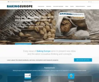 Bakingeurope.eu(Baking Europe) Screenshot