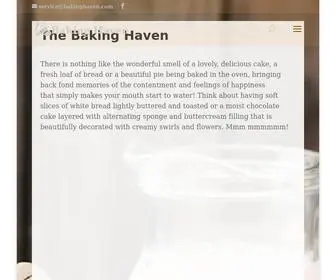 Bakinghaven.com(Baking Haven) Screenshot