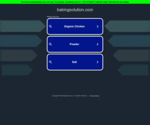 Bakingsolution.com(Adalah situs yang tepat bagi para pengusaha tata boga khususnya atau pecinta kulinar pada umumnya) Screenshot