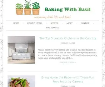 Bakingwithbasil.com(Baking With Basil) Screenshot