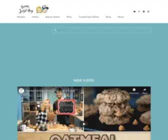 BakingwithJoshandange.com(Baking with Josh & Ange) Screenshot