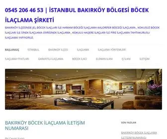 Bakirkoybocekilaclama.biz(BAKIRKÖY HAŞERE İLAÇLAMA) Screenshot