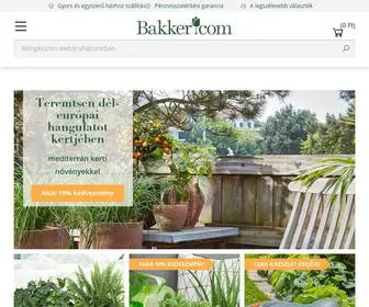 Bakker-HU.com(Bakker Online kertáruház széles kerti termék választék) Screenshot