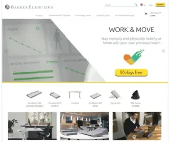 Bakkerelkhuizen.com(High-quality workspace solutions) Screenshot