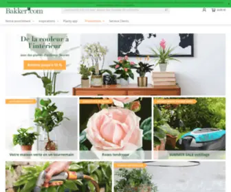 Bakker.fr(Vente de plantes et produits de jardinage) Screenshot