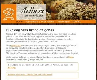 Bakkerijaelbers.nl(Bakkerij Aelbers) Screenshot