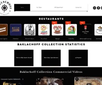 Baklachoff.com(Hospitality Management Company) Screenshot