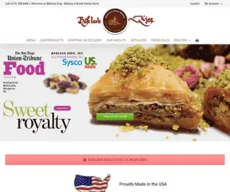 Baklavaking.com(Baklava King) Screenshot