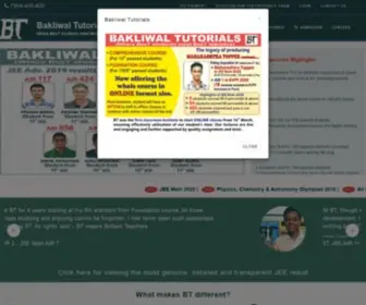 Bakliwaltutorialsiit.com(Bakliwal Tutorials) Screenshot