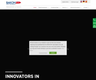 Bakon.com(Bakon Food Equipment) Screenshot