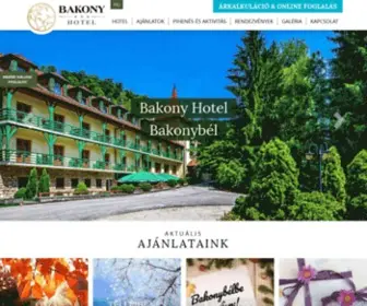 Bakonyhotel.hu(Bakony Hotel) Screenshot