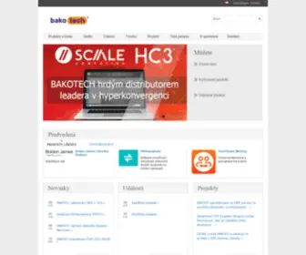 Bakotech.cz(IT distributor s přidanou hodnotou) Screenshot