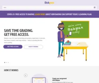 Bakpax.com(Ai To Read Hand Written Assignments) Screenshot