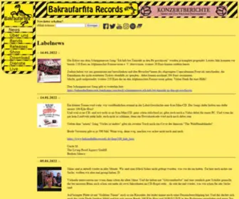 Bakraufarfita-Records.de(Bakraufarfita Records) Screenshot